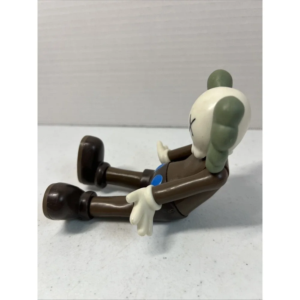 KAWS Companion Action Figures Collection sitting Green Hair brown 5